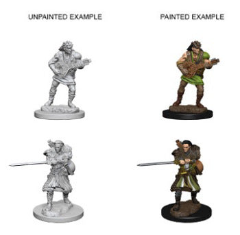 DND UNPAINTED MINIS WV4 MALE HUMAN BARD