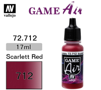 VALLEJO: GAME AIR - SCAR RED 17 ML