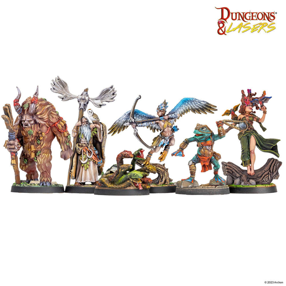 DUNGEONS AND LASERS FANTASY MINIATURES SET