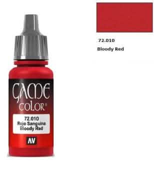 VALLEJO: GAME COLOR BLOODY RED 17 ML
