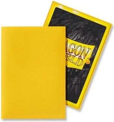 DRAGON SHIELD SLEEVES JAPANESE MATTE YELLOW 60CT