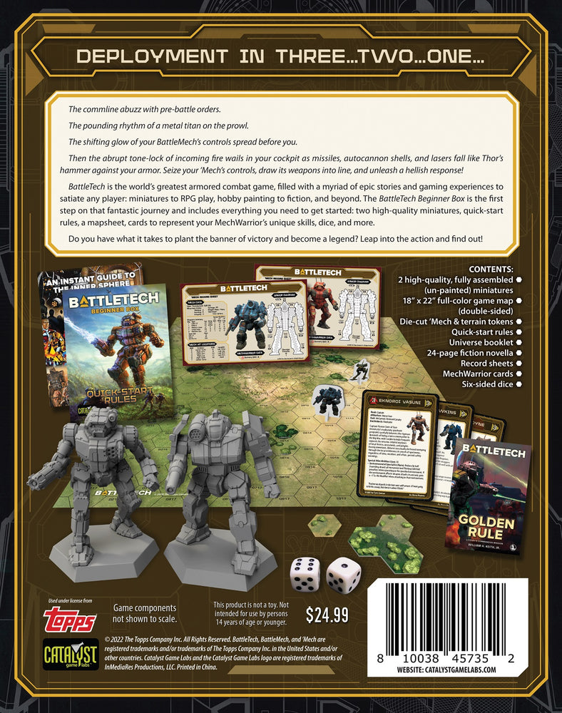 BATTLETECH BEGINNER BOX