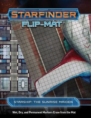 STARFINDER FLIP-MAT STARSHIP: THE SUNRISE MAIDEN