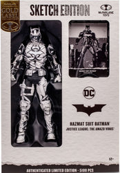 DC MULTIVERSE 7"-GOLD LB-HAZMAT SUIT BATMAN-SKETCH