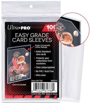 UP SLEEVES EASY GRADE 100CT