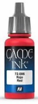 VALLEJO: GAME COLOR INK RED 17 ML