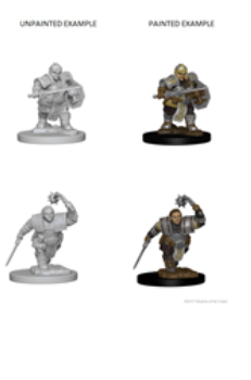 DND UNPAINTED MINIS WV2 DWARF FEMALE FIGHTER