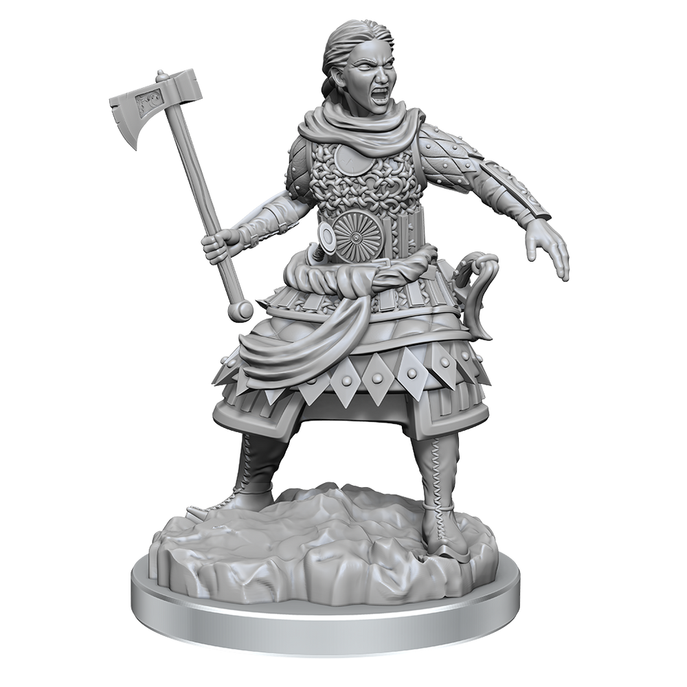 DND UNPAINTED MINIS WV21 HUMAN FIGHTERS