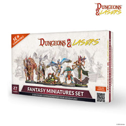 DUNGEONS AND LASERS FANTASY MINIATURES SET