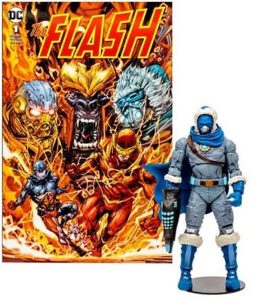 DC DIRECT 7" FIG W/ COMIC THE FLASH WV2 CAPT. COLD