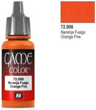 VALLEJO: GAME COLOR ORANGE FIRE 17 ML