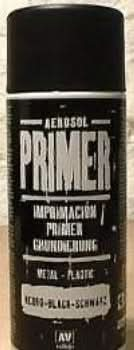 VALLEJO: AEROSOL BLACK PRIMER 400 ML