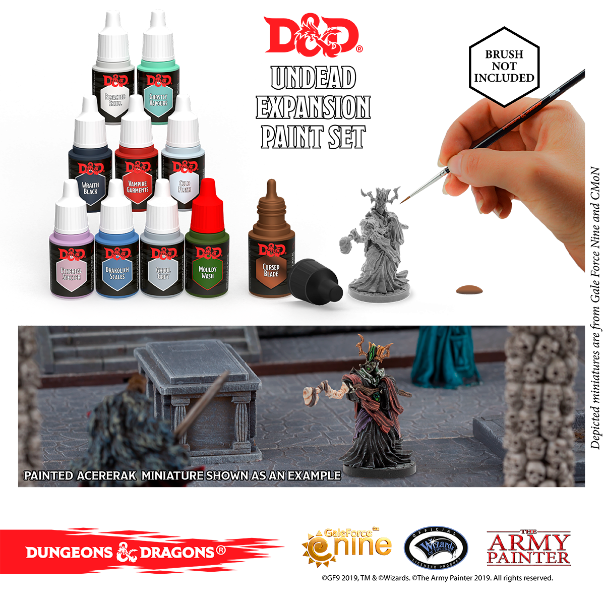 DND NOLZUR'S UNDEAD PAINT SET