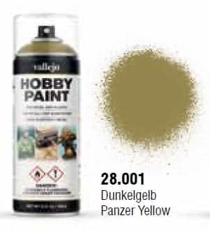 VALLEJO: AEROSOL PANZER YELLOW 400ML
