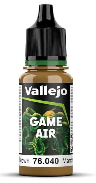 VALLEJO: GAME AIR LEATHER BROWN 18ML