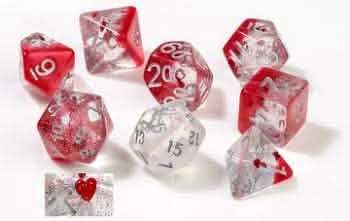 SD HEARTS DICE SET