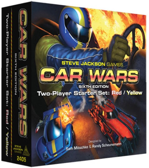 CAR WARS 6E 2 PLAYER STARTER SET RED/YELLOW