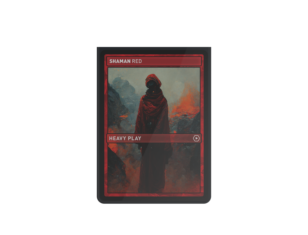 HP CURV SLEEVES SHAMAN RED STANDARD 100CT