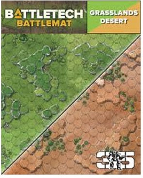 BATTLETECH BATTLE MAT GRASSLANDS/DESERT