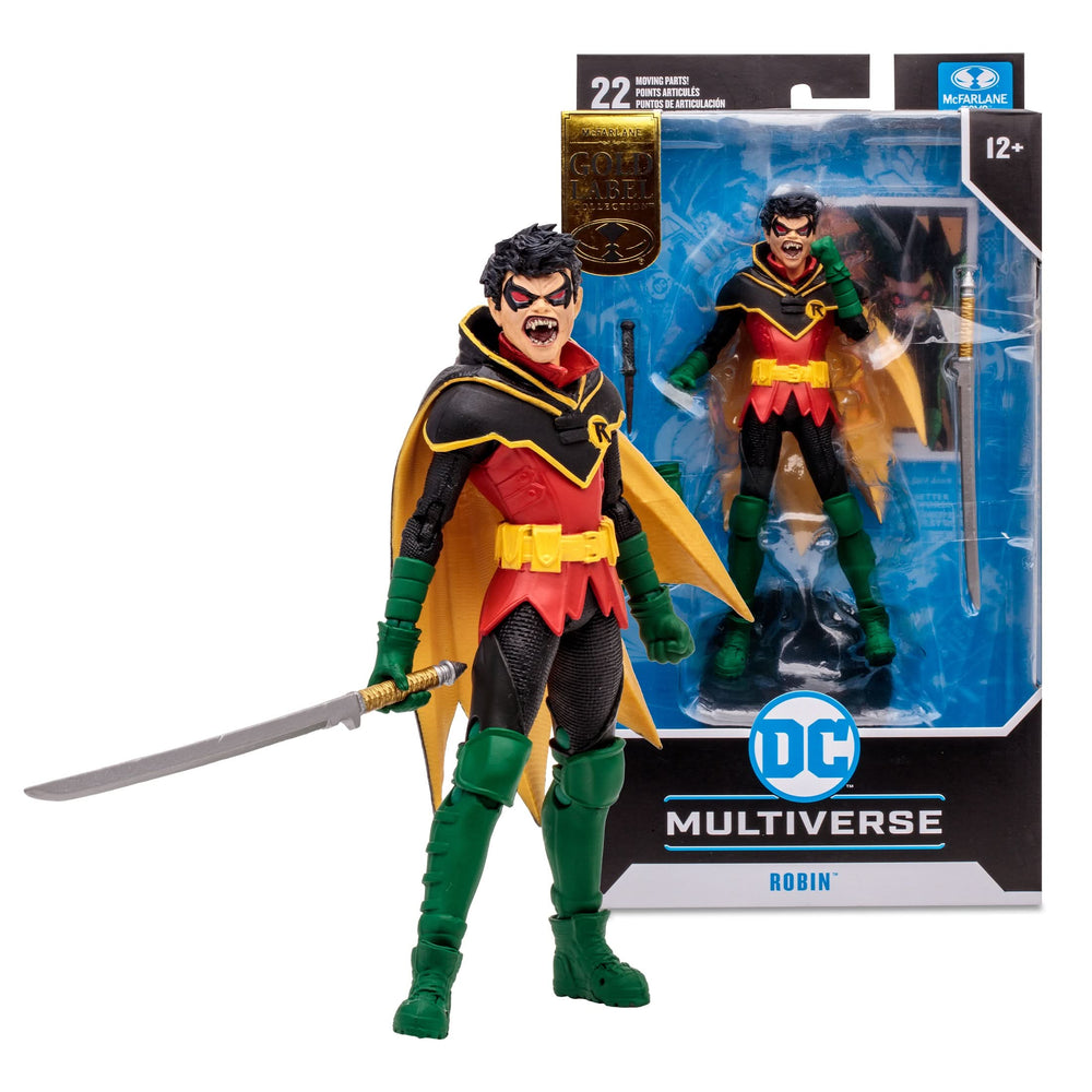 DC MULTIVERSE 7"-DAMIAN WAYNE ROBIN(GOLD LABEL)