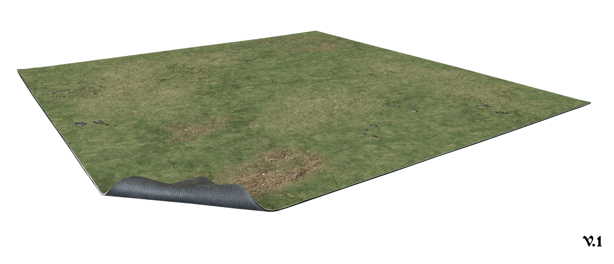 BATTLE SYSTEMS GAME MAT GRASSY FIELDS 2X2 V1