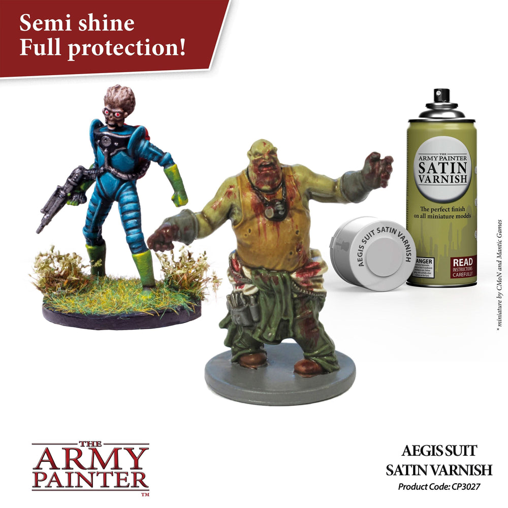 THE ARMY PAINTER COLOUR PRIMER: AEGIS SUIT SATIN VARNISH SPRAY