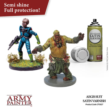 THE ARMY PAINTER COLOUR PRIMER: AEGIS SUIT SATIN VARNISH SPRAY