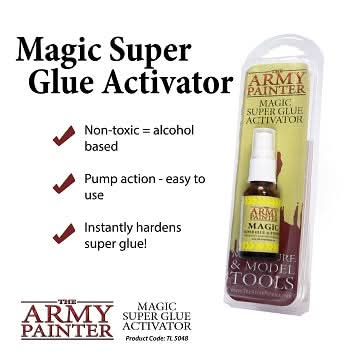 THE ARMY PAINTER MAGIC SUPERGLUE ACTIVATOR PUMP 20ML