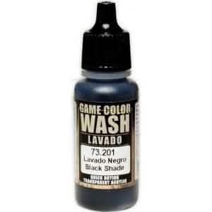 VALLEJO: GAME COLOR BLACK WASH 17ML
