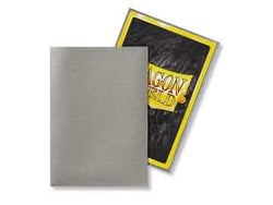 DRAGON SHIELD SLEEVES JAPANESE MATTE SILVER 60CT