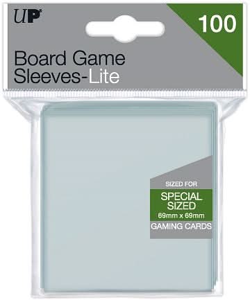 UP BG LITE SLEEVES 69MMX69MM 100CT