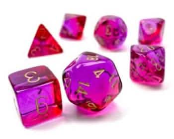GEMINI 7-DIE SET TRANSLUCENT RED-VIOLET/GOLD