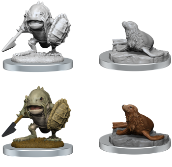 DND UNPAINTED MINIS WV20 LOCATHAH AND SEAL