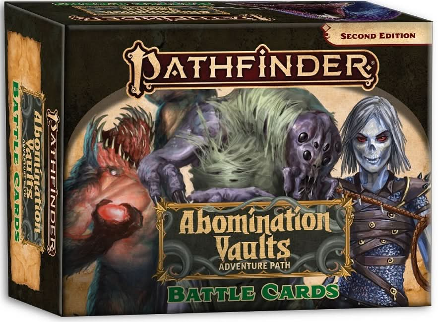 PATHFINDER RPG: ABOMINATION VAULTS BATTLE CARDS