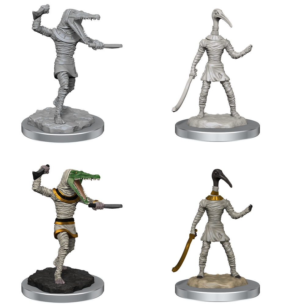 DND UNPAINTED MINIS WV21 MUMMIES