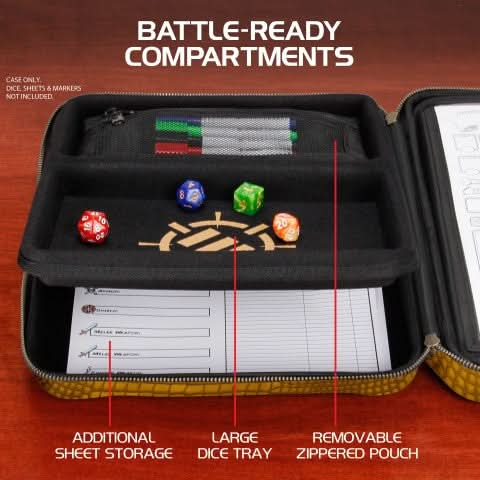 AP ENHANCE TABLETOP RPG ORGANIZER COLLECTOR GOLD