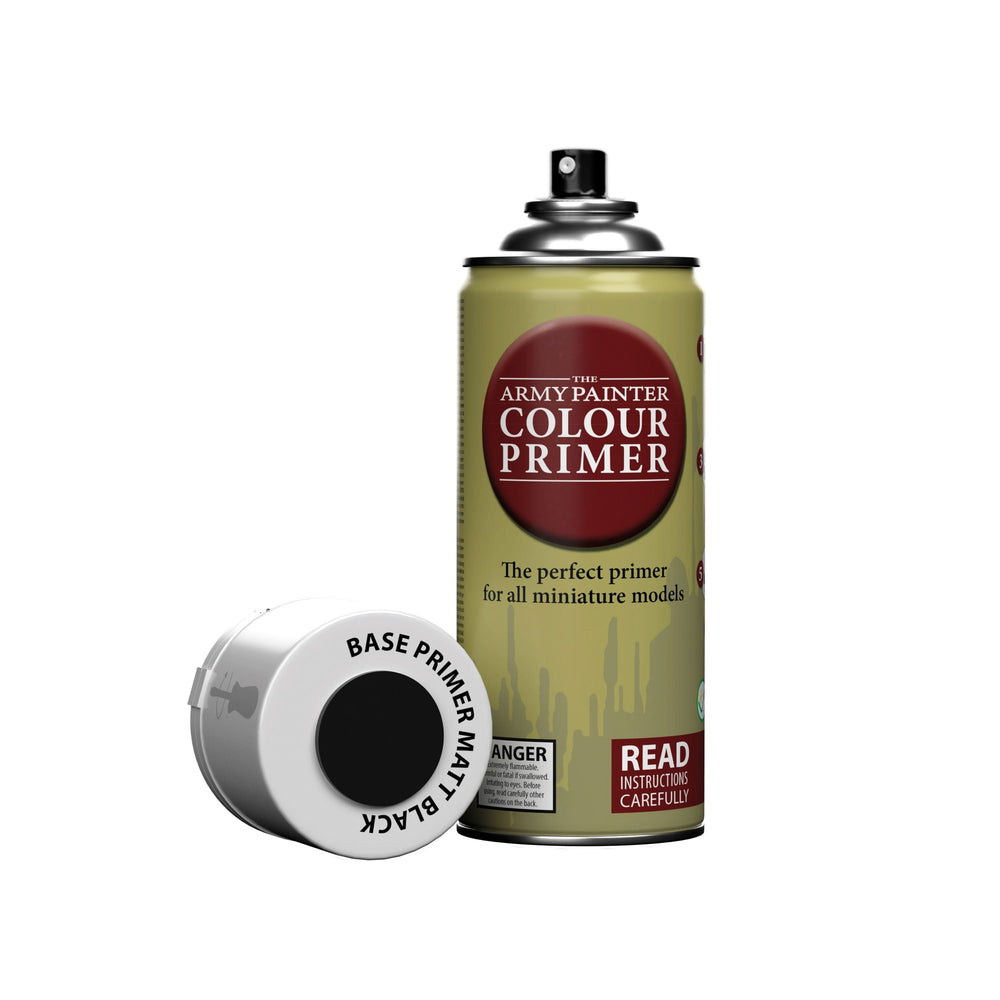 THE ARMY PAINTER COLOUR PRIMER: MATTE BLACK SPRAY