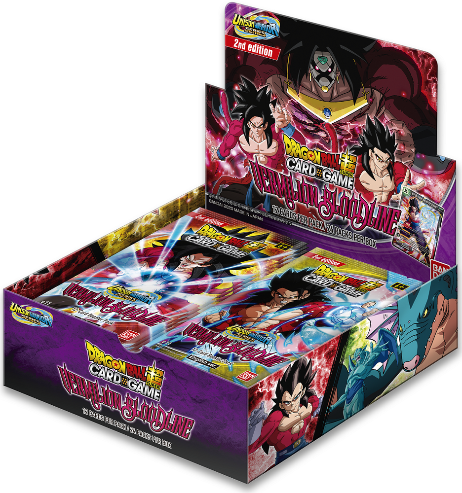 DBS 11 UNISON WARRIORS 2 VERMILION BOOSTER BOX 2ND EDITION