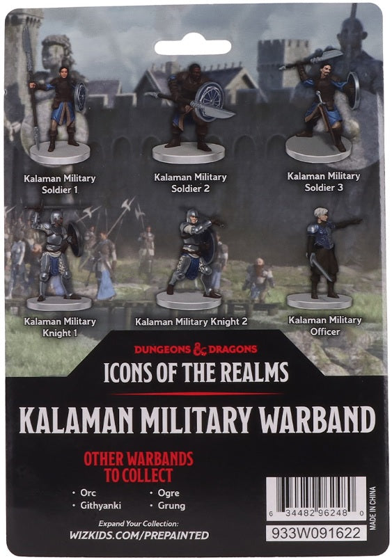 DND ICONS KALAMAN MILITARY WARBAND