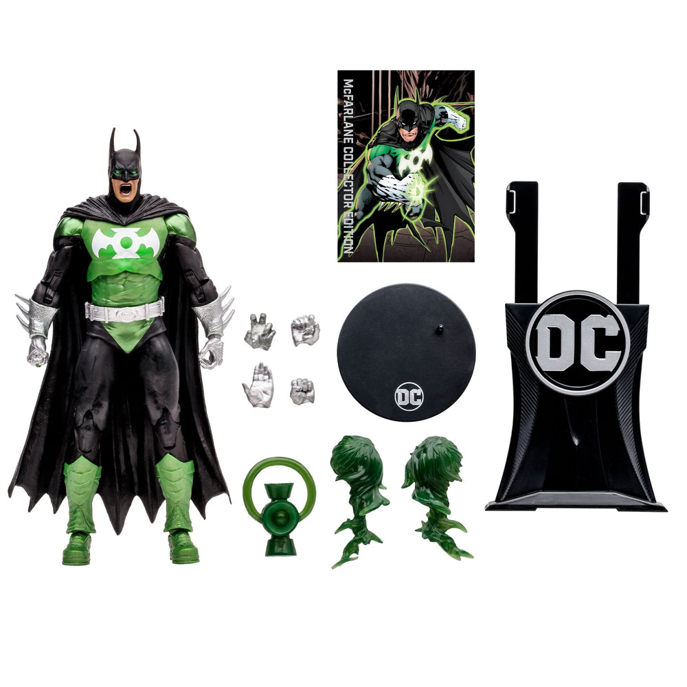 DC MCFARLANE COLL ED 7"WV3-BATMAN AS GREEN LANTERN