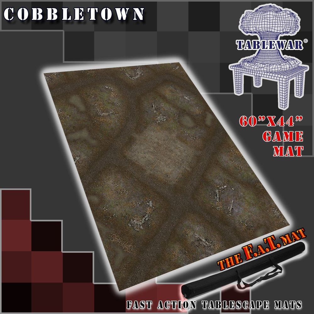 F.A.T. MATS: WINTER COBBLETOWN 60"X44"