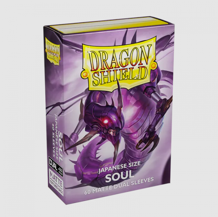 DRAGON SHIELD SLEEVES JAPANESE DUAL MATTE SOUL