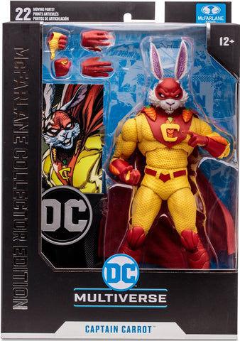 DC MCFARLANE COLLECTOR ED 7" WV3-CAPTAIN CARROT(6)