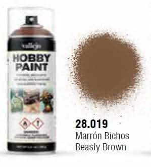 VALLEJO: AEROSOL BEASTY BROWN 400ML
