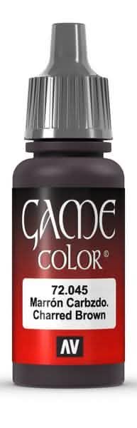 VALLEJO: GAME COLOR CHARRED BROWN