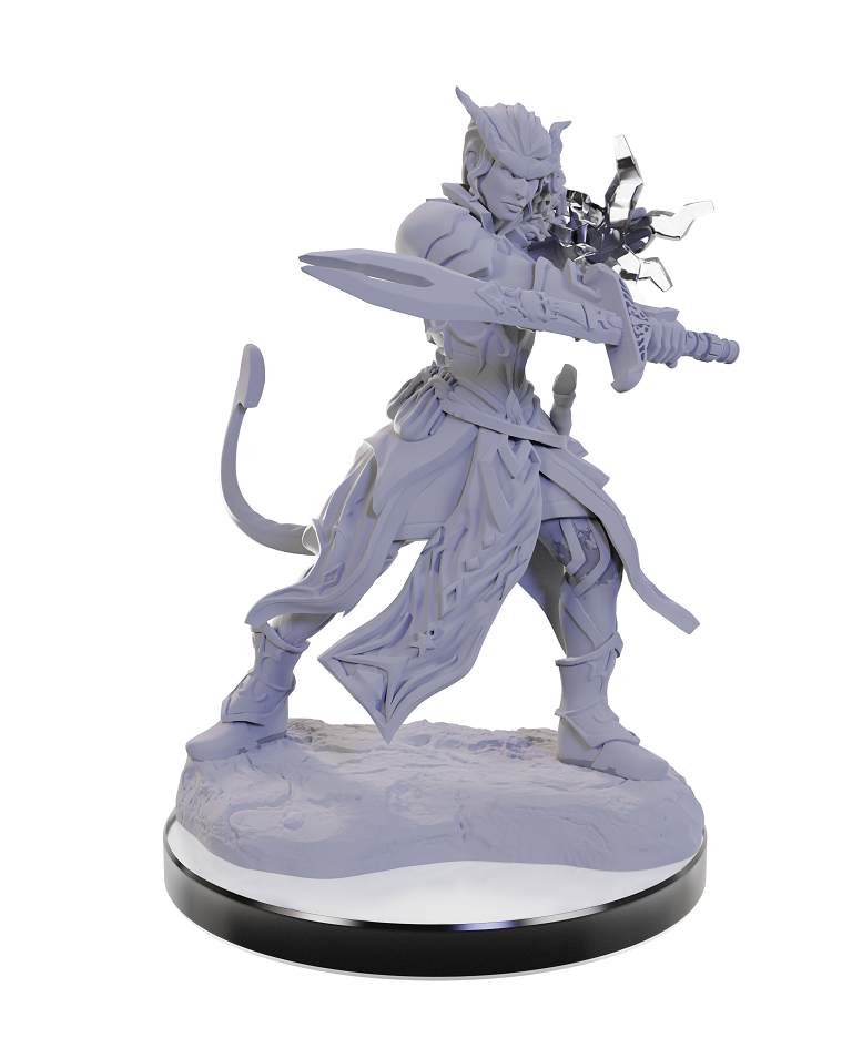 DND UNPAINTED MINIS WV22 TIEFLING WARLOCKS