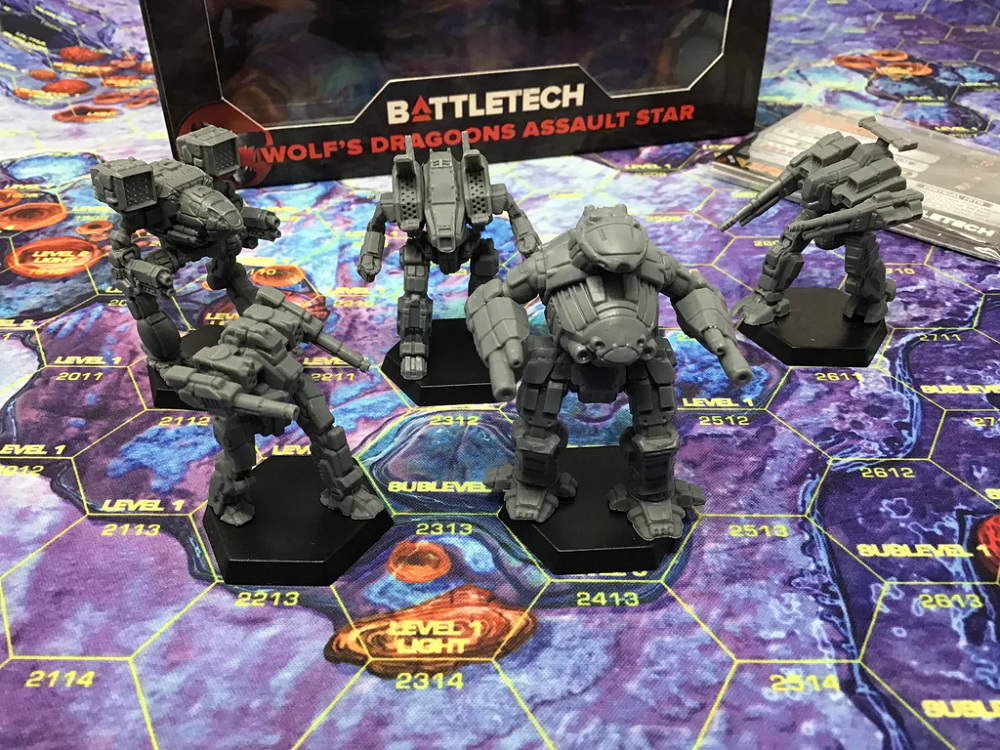 BATTLETECH FORCEPACK WOLF'S DRAGOONS ASSAULT STAR