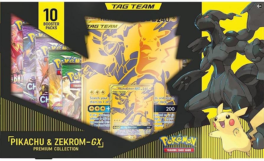 POKEMON PIKACHU AND ZEKROM-GX PREMIUM COLLECTION