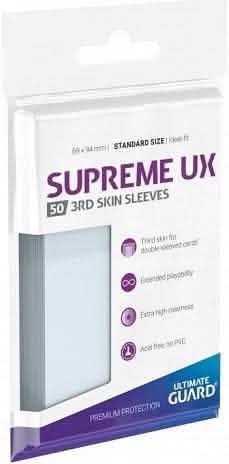 UG SLEEVES SUPREME UX 3RD SKIN SLEEVES 50CT