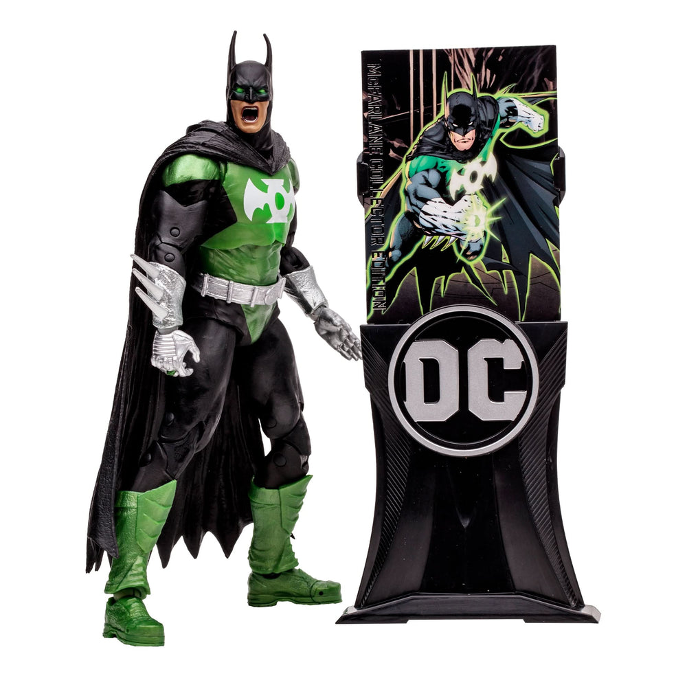 DC MCFARLANE COLL ED 7"WV3-BATMAN AS GREEN LANTERN